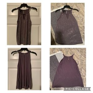 INC International Concept jeweled sleeveless top